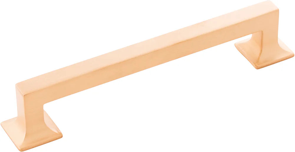 Studio Collection Pull 6-5/16'' cc Brushed Golden Brass Finish P3018-BGB