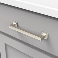 Studio Collection Pull 6-5/16'' cc Satin Nickel Finish P3018-SN