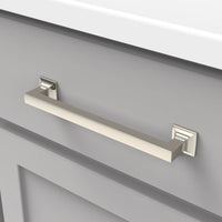 Studio Collection Pull 7-9/16'' cc Polished Nickel Finish P3019-14