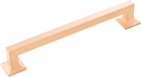 Studio Collection Pull 7-9/16'' cc Brushed Golden Brass Finish P3019-BGB