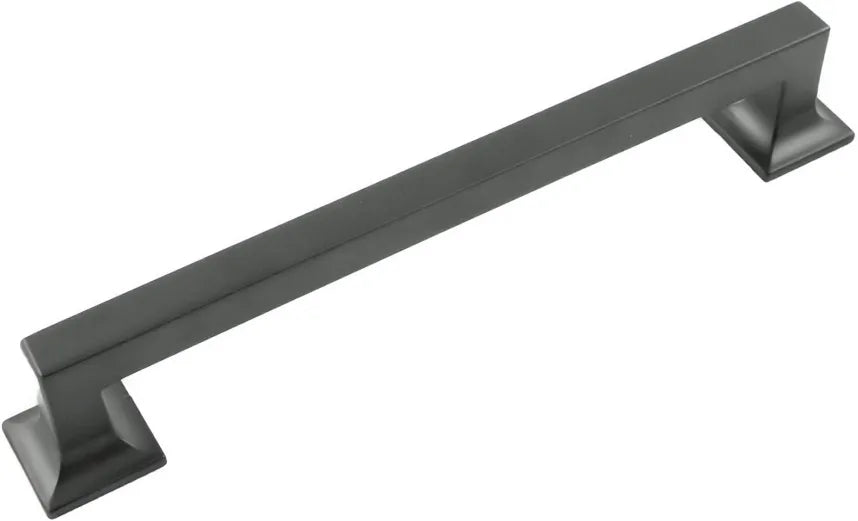 Studio Collection Pull 7-9/16'' cc Matte Black Finish P3019-MB