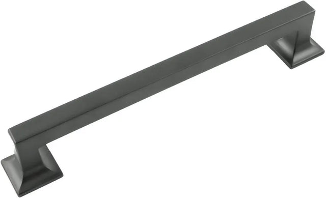 Studio Collection Pull 7-9/16'' cc Matte Black Finish P3019-MB