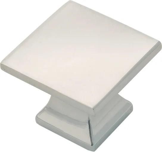 Studio Collection Knob 1-1/4'' Square Polished Nickel Finish P3028-14