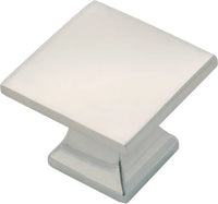 Studio Collection Knob 1-1/4'' Square Polished Nickel Finish P3028-14