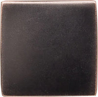 Studio Collection Knob 1-1/4'' Square Oil-Rubbed Bronze Highlighted Finish P3028-OBH