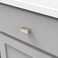 Metropolis Collection Pull 7/8'' cc Satin Nickel Finish P3043-SN