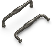 Williamsburg Collection Pull 3-3/4'' cc Black Nickel Vibed Finish P3051-BNV