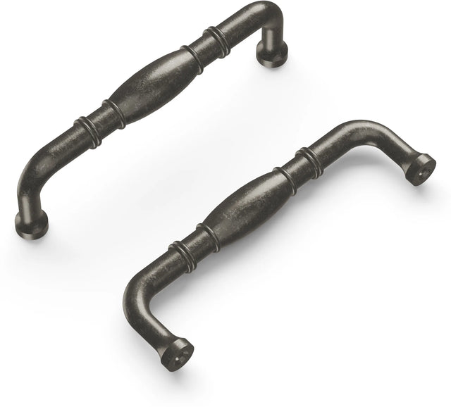 Williamsburg Collection Pull 3-3/4'' cc Black Nickel Vibed Finish P3051-BNV
