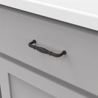 Williamsburg Collection Pull 3-3/4'' cc Oil-Rubbed Bronze Highlighted Finish P3051-OBH