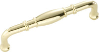 Williamsburg Collection Pull 3-3/4'' cc Polished Brass Finish P3051-PB