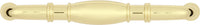 Williamsburg Collection Pull 3-3/4'' cc Polished Brass Finish P3051-PB