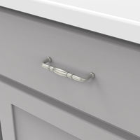 Williamsburg Collection Pull 3-3/4'' cc Stainless Steel Finish P3051-SS