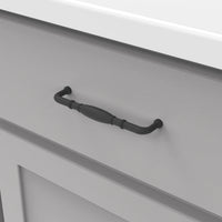 Williamsburg Collection Pull 5-1/16'' cc Matte Black Finish P3052-MB