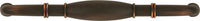 Williamsburg Collection Pull 5-1/16'' cc Vintage Bronze Finish P3052-VB