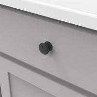 Williamsburg Collection Knob 1-1/4'' Diameter Matte Black Finish P3053-MB