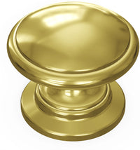Williamsburg Collection Knob 1-1/4'' Diameter Polished Brass Finish P3053-PB