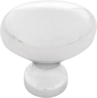 Williamsburg Collection Knob 1-1/4'' X 13/16'' Chrome Finish P3054-CH