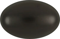 Williamsburg Collection Knob 1-1/4'' X 13/16'' Matte Black Finish P3054-MB
