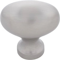 Williamsburg Collection Knob 1-1/4'' X 13/16'' Stainless Steel Finish P3054-SS