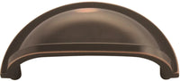 Williamsburg Collection Cup Pull 3'' cc Oil-Rubbed Bronze Highlighted Finish P3055-OBH