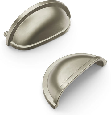 Williamsburg Collection Cup Pull 3'' cc Stainless Steel Finish P3055-SS