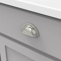 Williamsburg Collection Cup Pull 3'' cc Stainless Steel Finish P3055-SS
