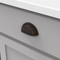 Williamsburg Collection Cup Pull 3'' cc Vintage Bronze Finish P3055-VB