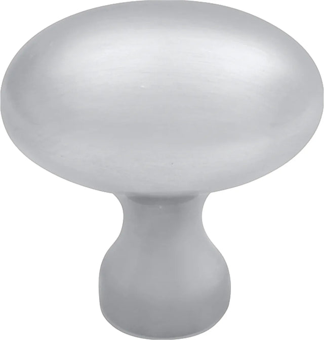 Williamsburg Collection Knob 1-3/8'' x 15/16'' Satin Nickel Finish P3058-SN