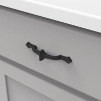 Mountain Lodge Collection Pull 3'' cc Black Iron Finish P3060-BI