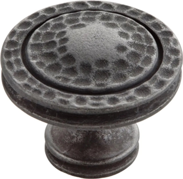 Mountain Lodge Collection Knob 1-3/8'' Diameter Black Iron Finish P3061-BI
