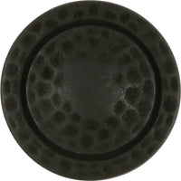 Mountain Lodge Collection Knob 1-3/8'' Diameter Black Iron Finish P3061-BI