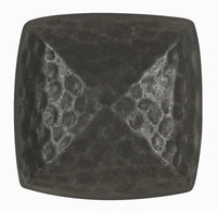 Mountain Lodge Collection Knob 1-1/4'' Square Black Iron Finish P3062-BI