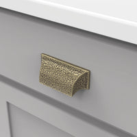 Mountain Lodge Collection Cup Pull 3-3/4'' cc Windover Antique Finish P3064-WOA
