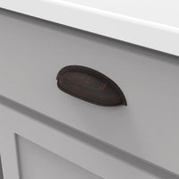 Cottage Collection Cup Pull 3'' cc Vintage Bronze Finish P3077-VB