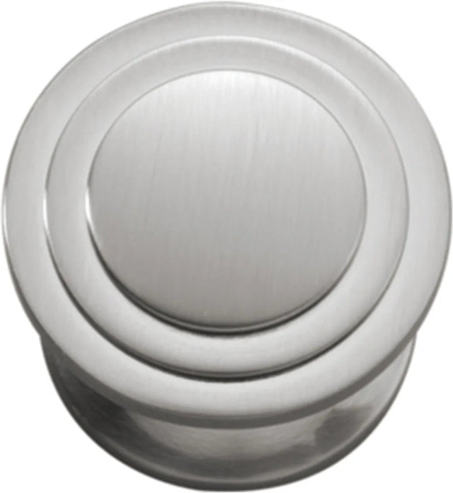 Deco Collection Knob 1-1/16'' Diameter Satin Nickel Finish P3102-SN