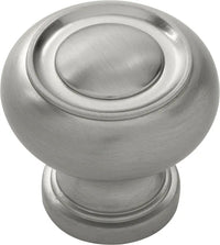 Cottage Collection Knob 1-1/4'' Diameter Stainless Steel Finish P3151-SS