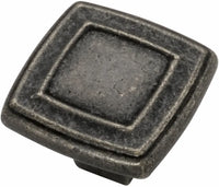 Modus Collection Knob 1-7/16'' Square Windover Antique Finish P3180-WOA