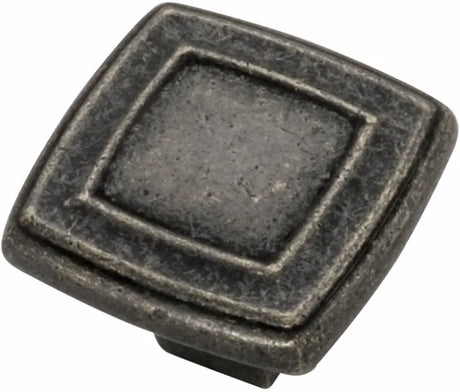 Modus Collection Knob 1-7/16'' Square Windover Antique Finish P3180-WOA