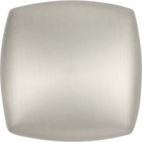 Euro-Contemporary Collection Knob 1-1/4'' Square Satin Nickel Finish P3181-SN