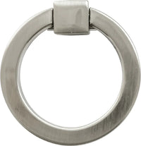 Camarilla Collection Ring Pull 2-1/8'' X 2'' Satin Nickel Finish P3190-SN