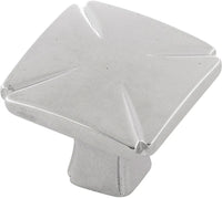 Bridges Collection Knob 1-3/16'' Square Chrome Finish P3230-CH