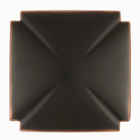 Bridges Collection Knob 1-3/16'' Square Oil-Rubbed Bronze Highlighted Finish P3230-OBH