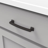 Bridges Collection Pull 5-1/16'' cc Oil-Rubbed Bronze Highlighted Finish P3233-OBH