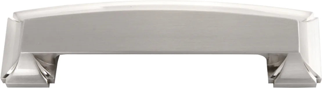 Bridges Collection Cup Pull 3'', 3-3/4'' & 5-1/16'' (128mm) cc Satin Nickel Finish P3234-SN