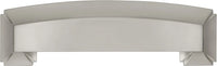 Bridges Collection Cup Pull 3'', 3-3/4'' & 5-1/16'' (128mm) cc Satin Nickel Finish P3234-SN