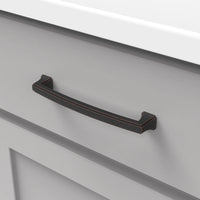 Bridges Collection Pull 6-5/16'' cc Oil-Rubbed Bronze Highlighted Finish P3235-OBH