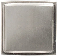 Bridges Collection Knob 1-1/4'' Square Satin Nickel Finish P3240-SN