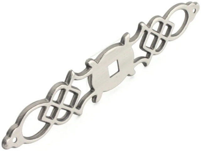 Manor House Collection Backplate 5-1/2'' x 1'' Silver Stone Finish P326-ST