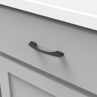 Greenwich Collection Pull 3'' & 3-3/4'' cc Matte Black Finish P3370-MB