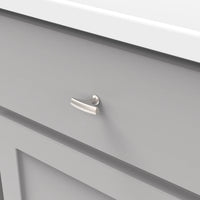 Greenwich Collection Knob 1-3/4'' x 1/2'' Stainless Steel Finish P3372-SS